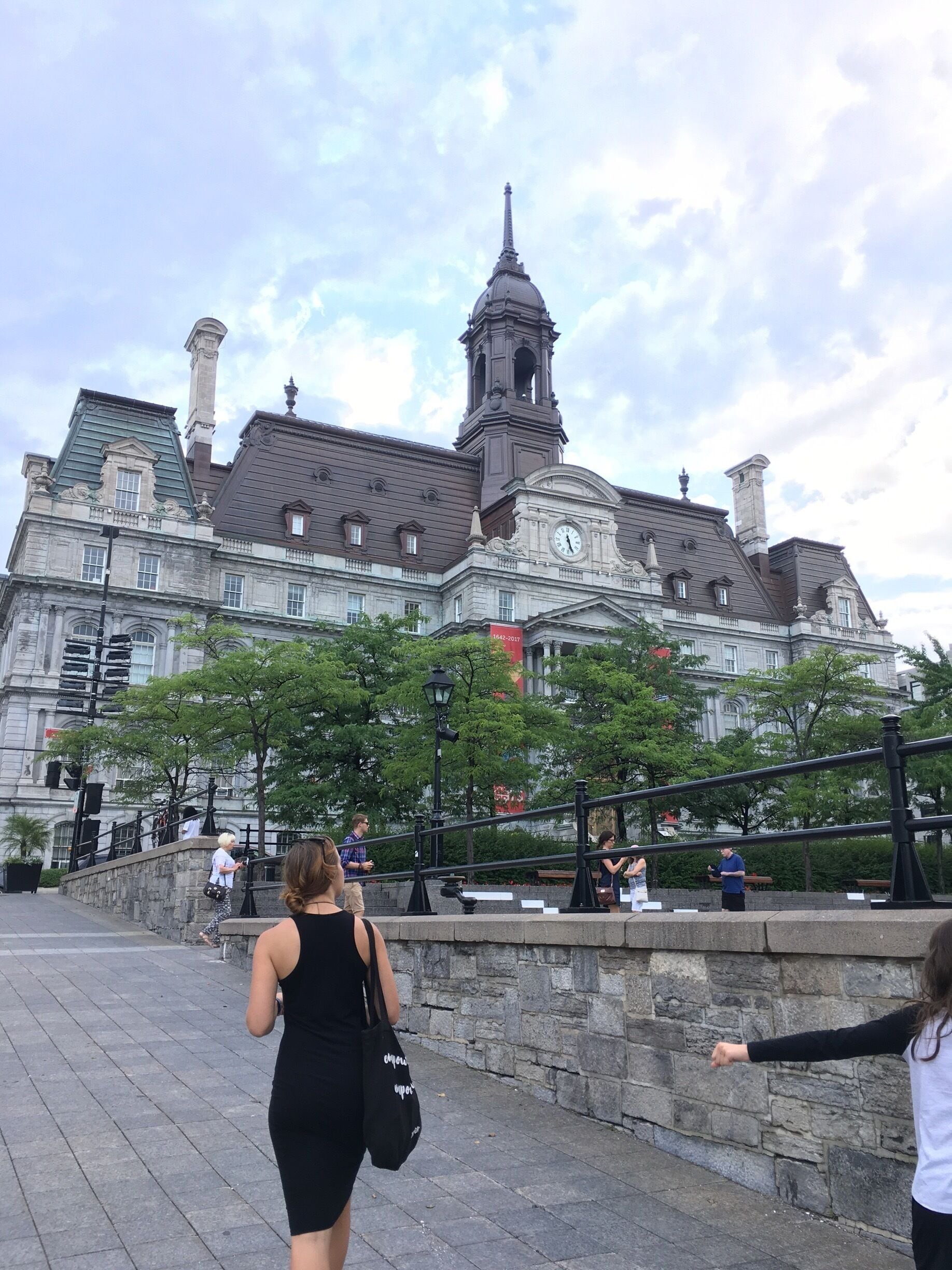 Montreal City Hall from Place Jacques Cartier