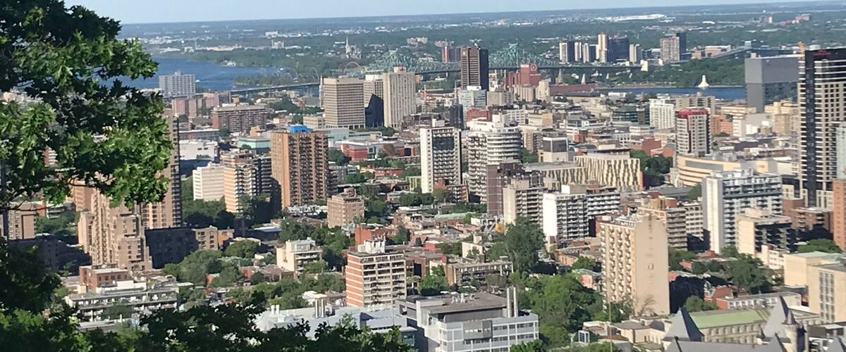 View of the city
#AboveItAll
Had to climb to get here but luckily it was mostly manmade steps going up the mountain (Mont- Royal) (took me much longer than it should have for me to put together that Mont Royal is where the name Montreal comes from!). Anyways, lots of steps, gorgeous views of the city, and a little gift shop that was closed when I got there.
