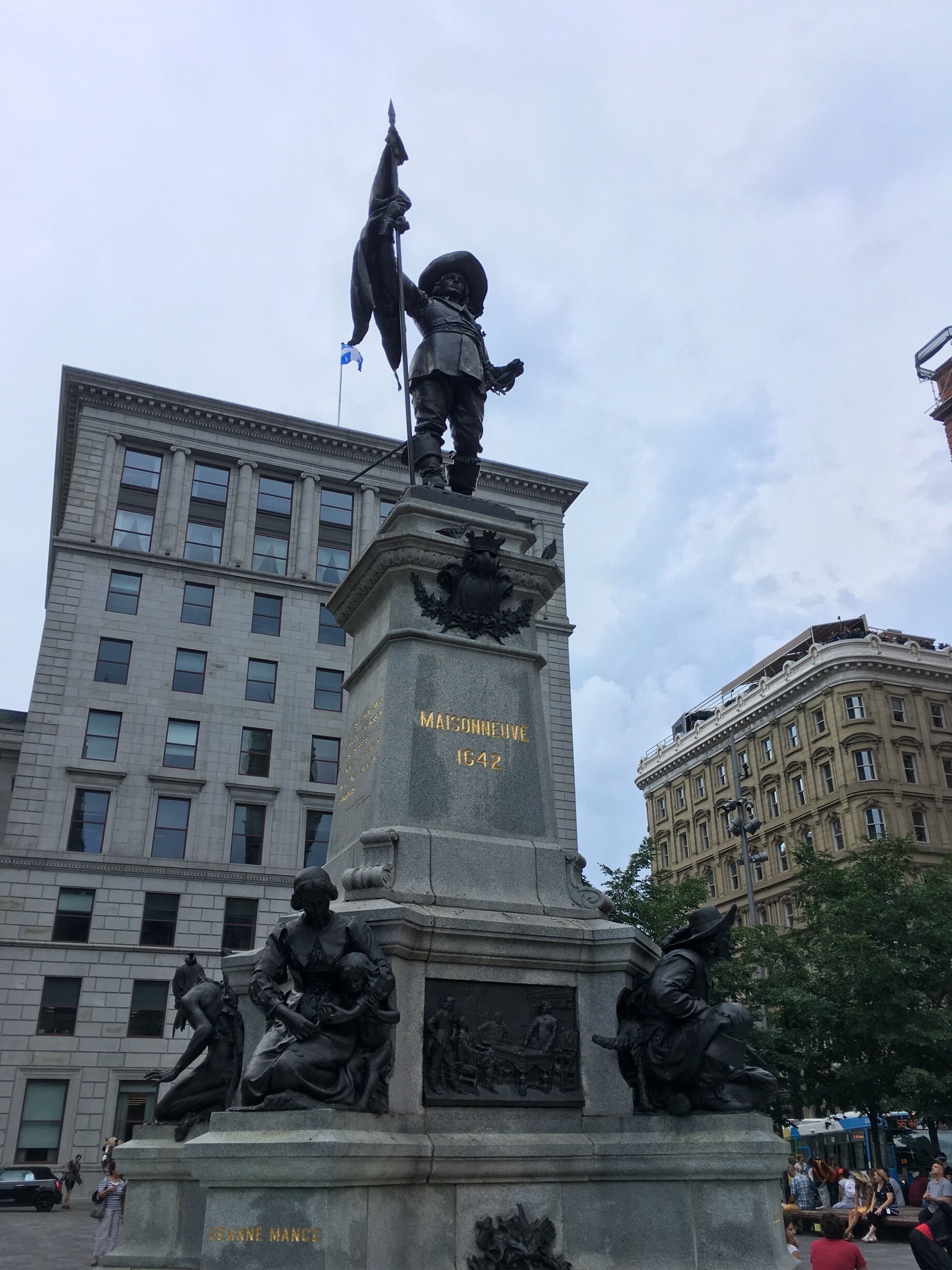 The Maisonneuve Monument in Montreal