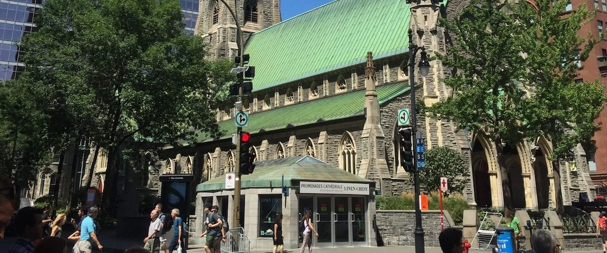 Downtown MTL on a beautiful summer day