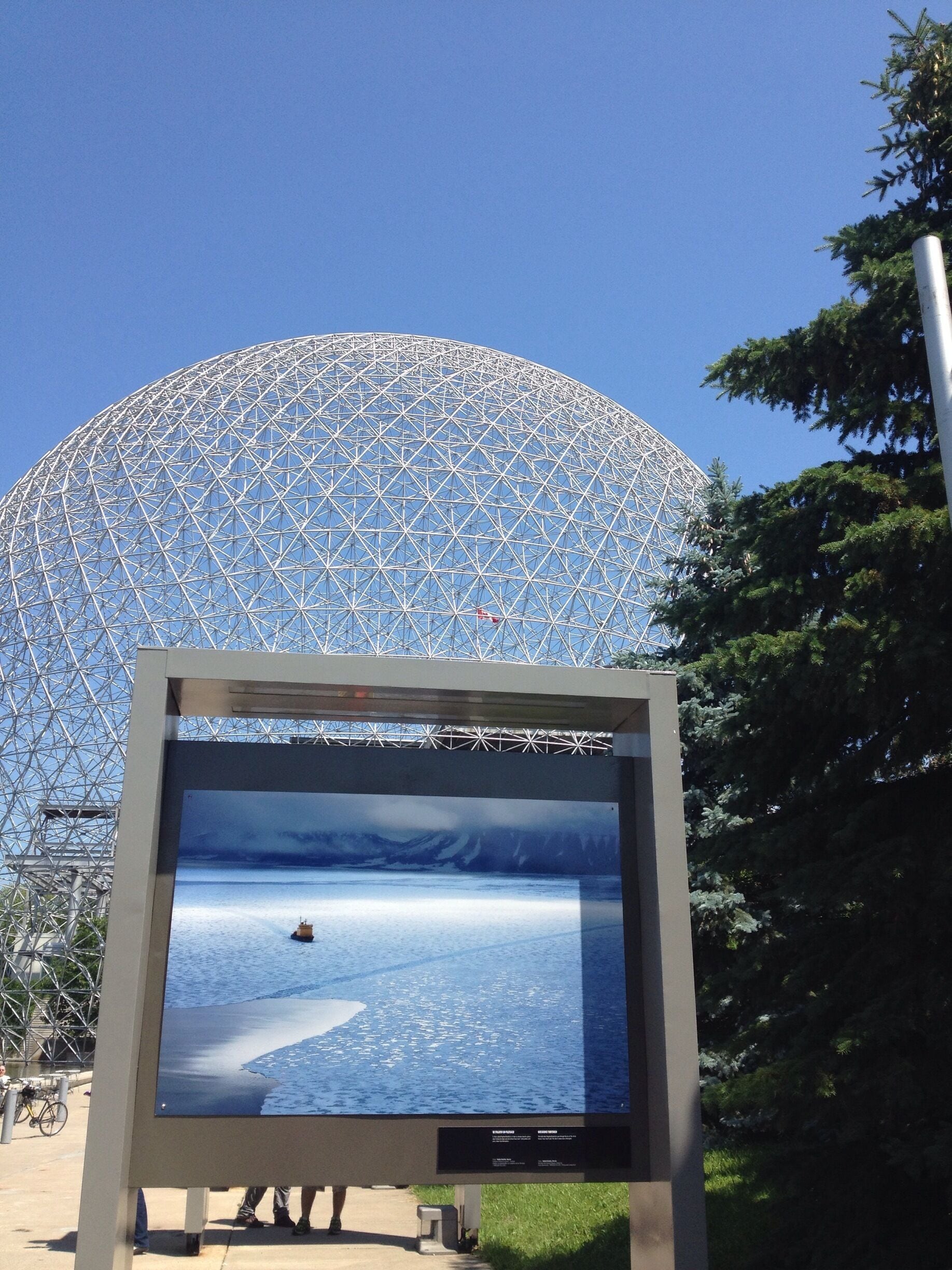 Park Jean Drapeau. Montreal. Biosphere environment  Museum