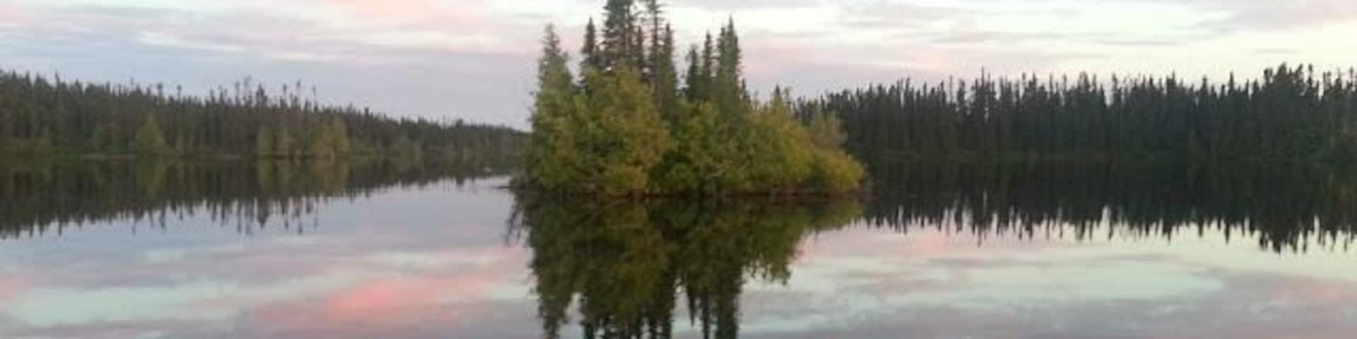 Complete silence at a lake near Chibougamou. 2013 07 03
