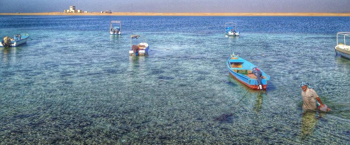 Fisherman at Yanbu in Saudi Arabia