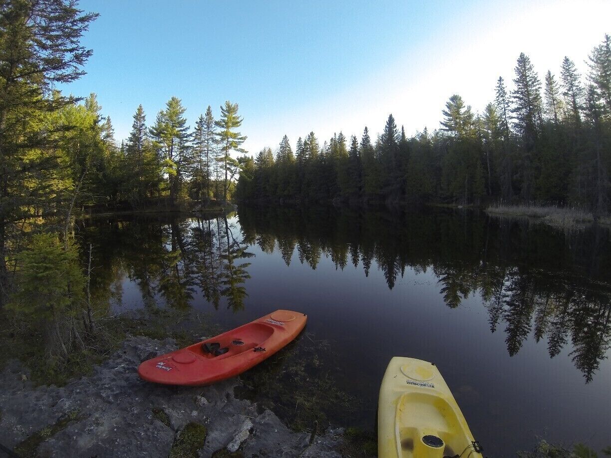 Little kayak and portage last summer! Such an amazing and placid way place to end a long work day! 