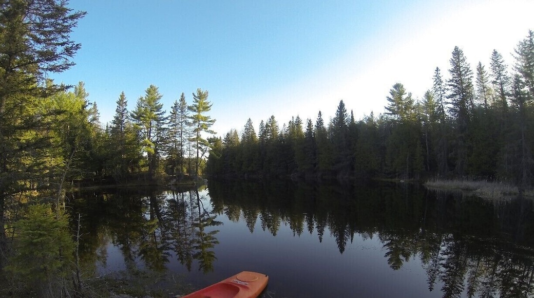 Little kayak and portage last summer! Such an amazing and placid way place to end a long work day!