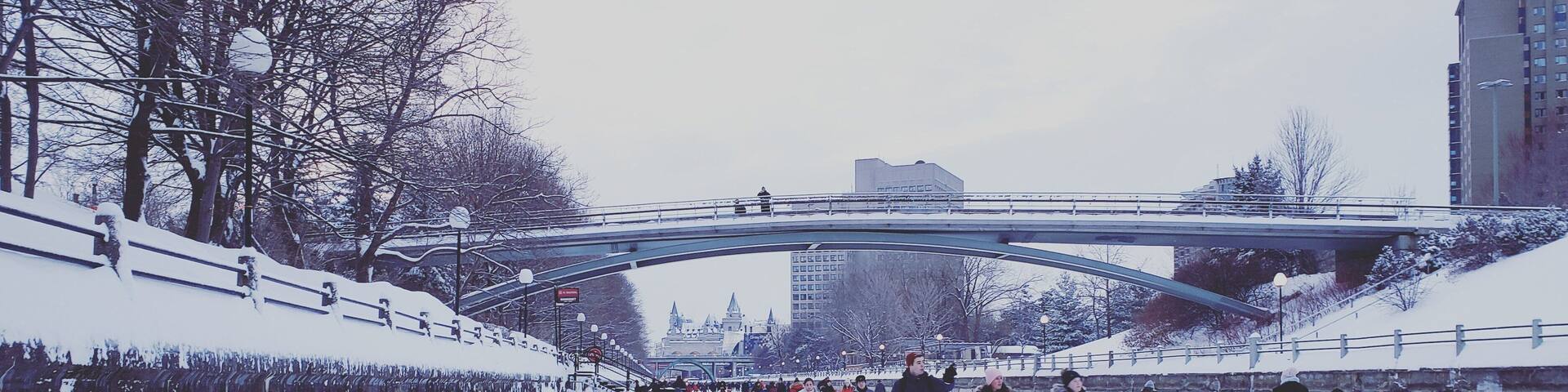 Skate on the world's largest ice rink. Every year at this time, Gatineau and Ottawa host a shared event called Winterlude. It's a festival that I've gone to since I was a little girl. It's a lot of fun for the whole family. All the events are free of charge and the festival snow bus is also free that takes you to different locations where events are being hosted and run about every 15 minutes. You can expect music, sledding, tubing, ice skating on the Rideau Canal, original snow taffy made with real maple syrup, ice sculptures, free hot chocolate, coffee at some locations, and so much more. I highly recommend if you are in the area. #Winterlude #Quebec #Ontario #Gatineau #Ottawa #tourism #Thingstodo #Festival #NationsCapital