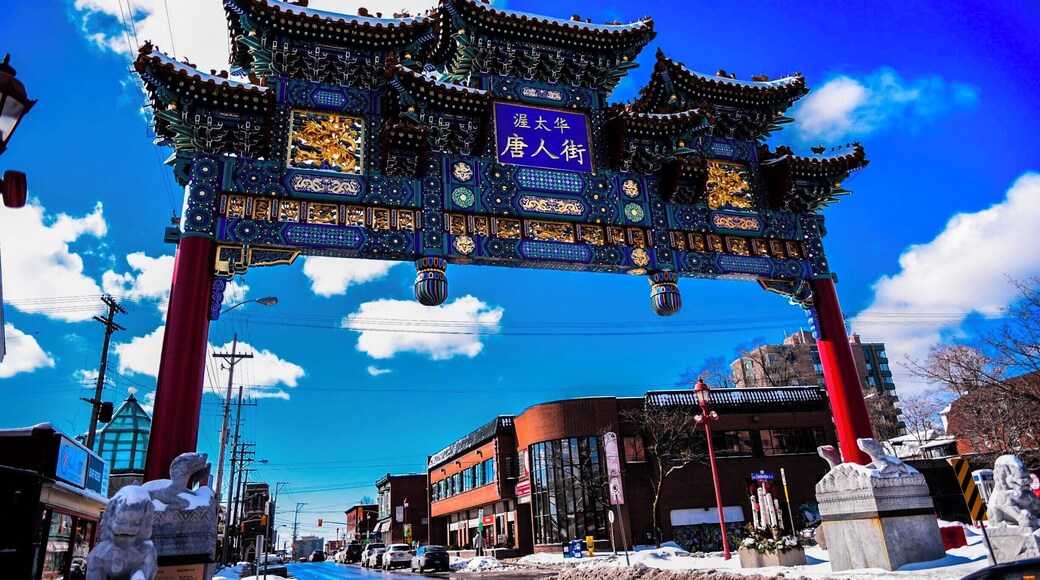 It was a beautiful day in winter. #Chinatown , Ottawa. Canada.