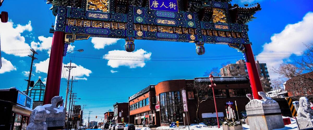 It was a beautiful day in winter. #Chinatown , Ottawa. Canada.