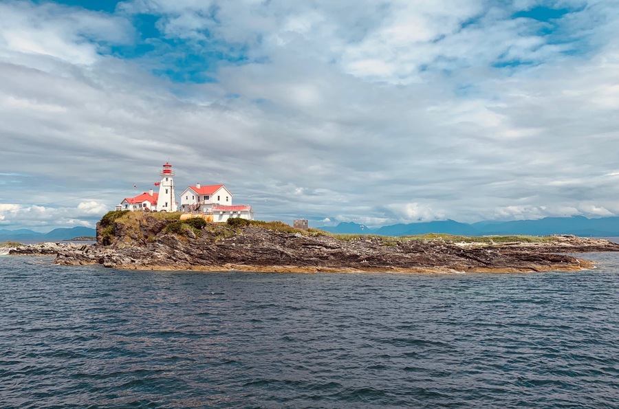 Beautiful lighthouse outside Prince Rupert.