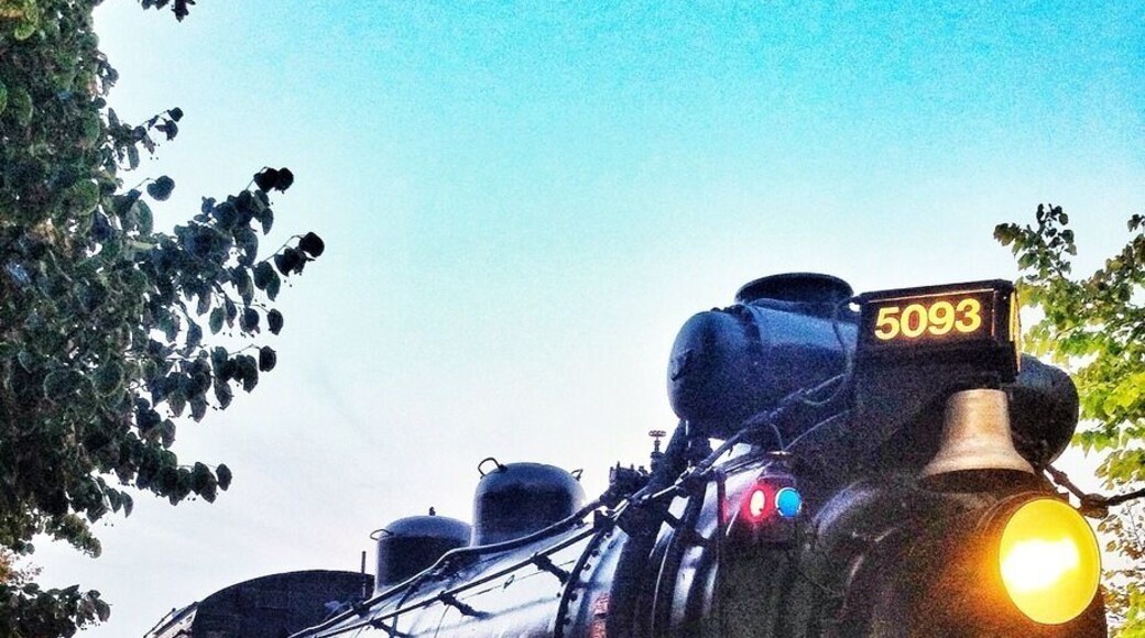 Seen a cool locomotive outside the casino in Regina