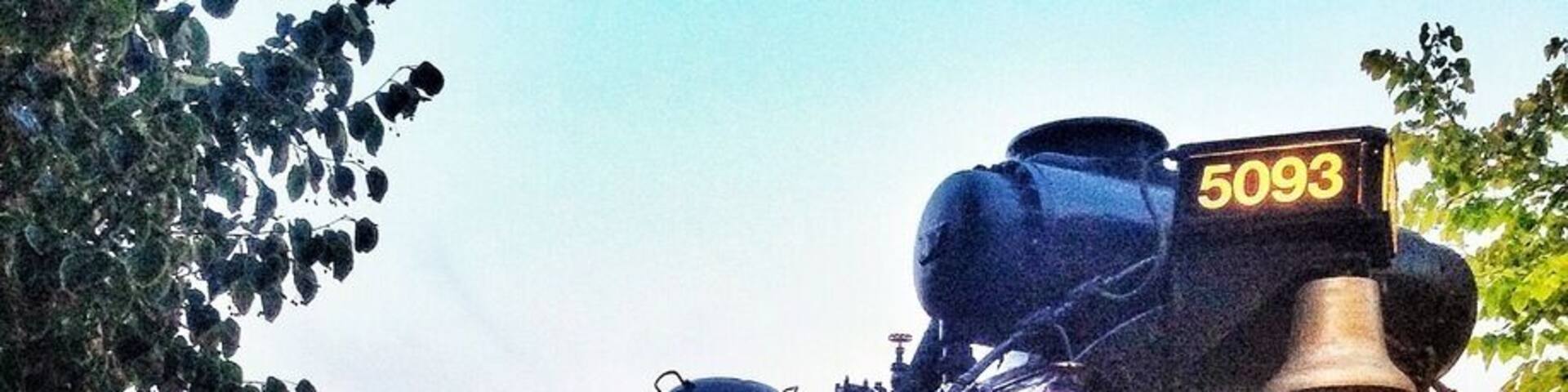 Seen a cool locomotive outside the casino in Regina