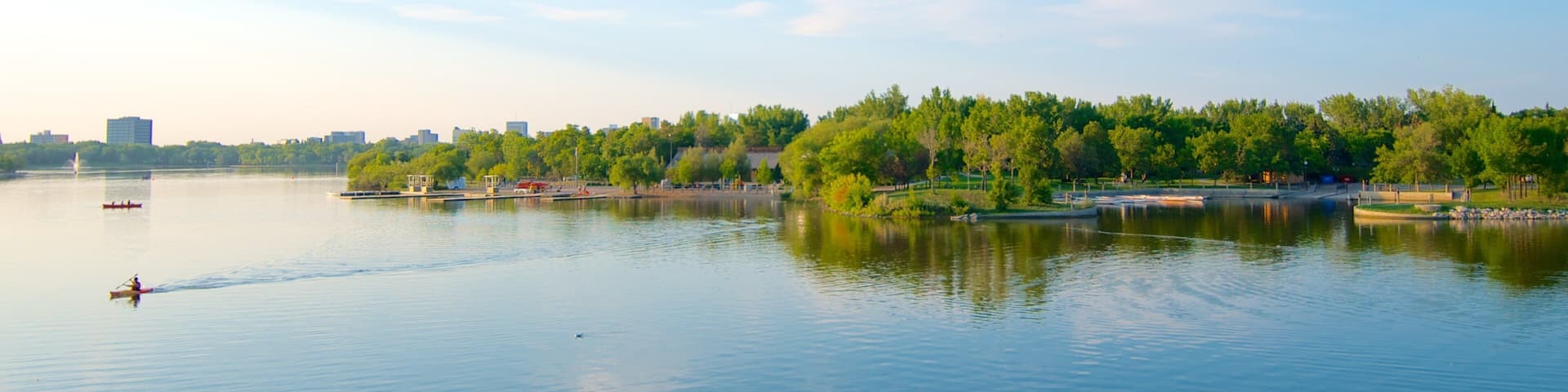 Regina featuring kayaking or canoeing and a lake or waterhole