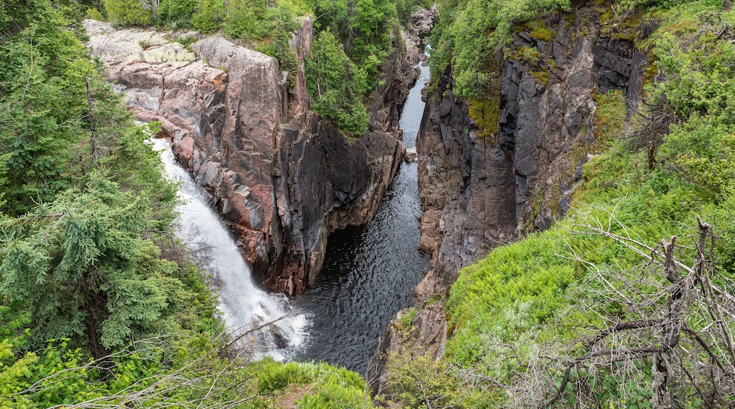 Ouimet Canyon provincial park, in the area of Thunder Bay, in Ontario, Canada.
