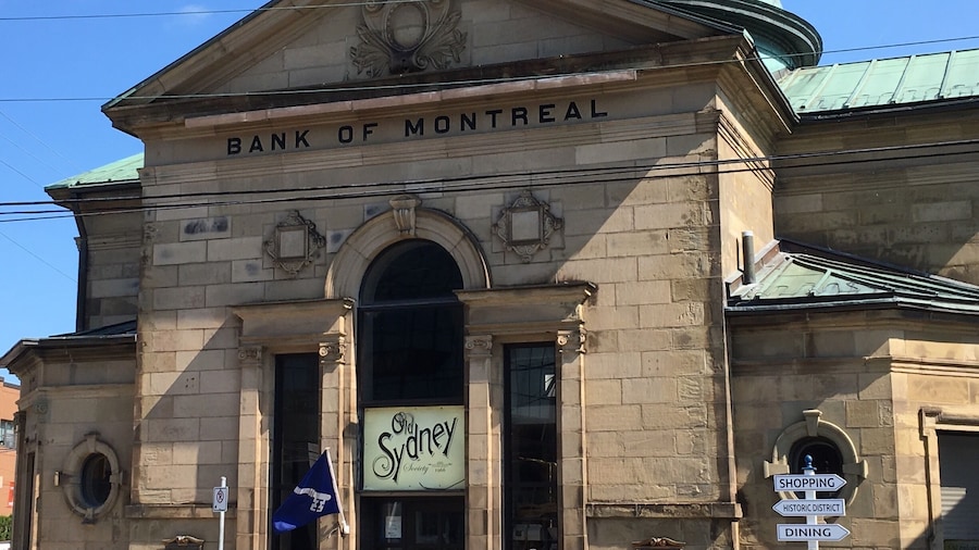 The Bank of Montreal which is now owned by another historical group is located on Charlotte Street in Sydney, Cape Breton.