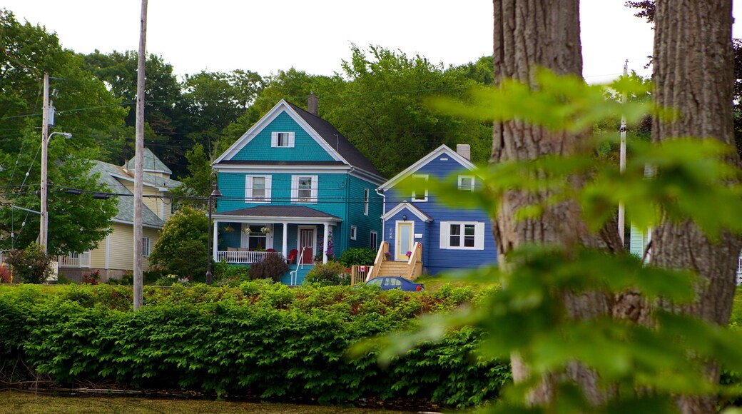 Sydney showing a house and a small town or village