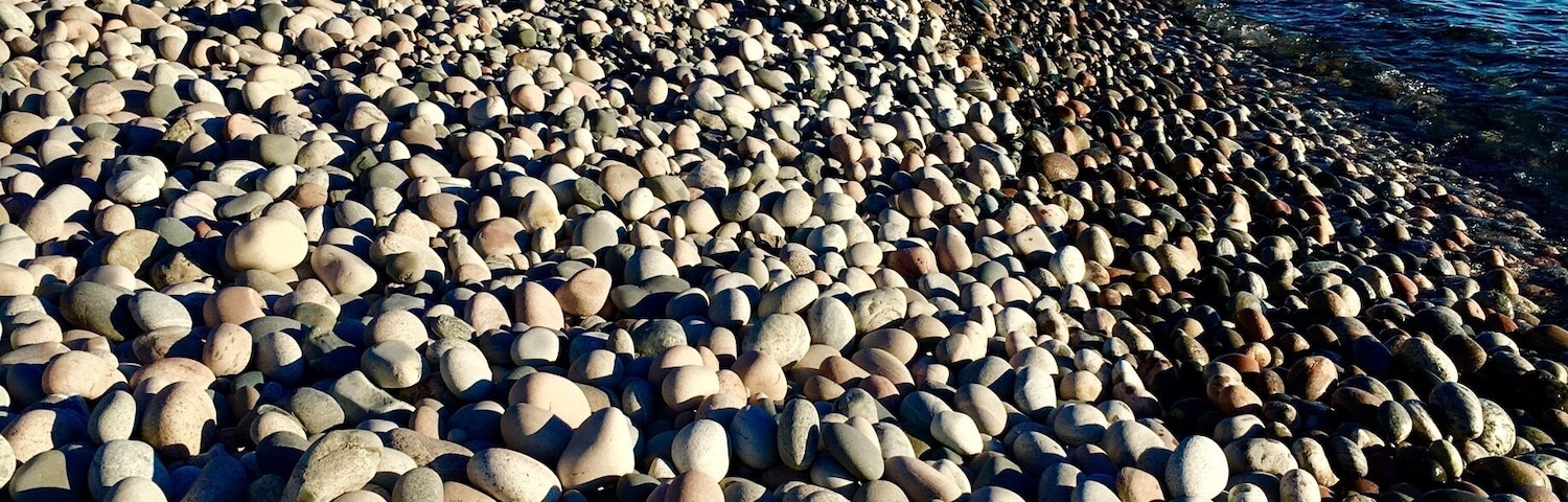 Lake Superior shore, near the town of Marathon.