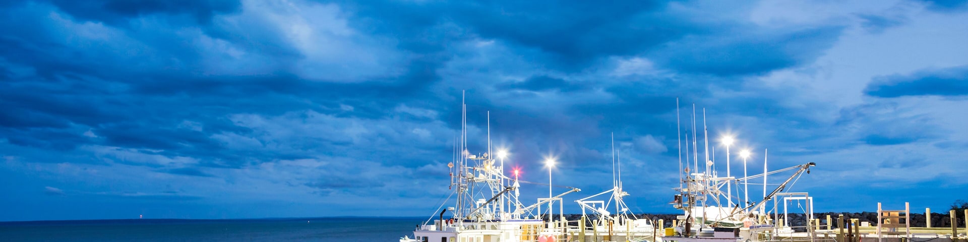 Fishing boats in the Bay of Fundy