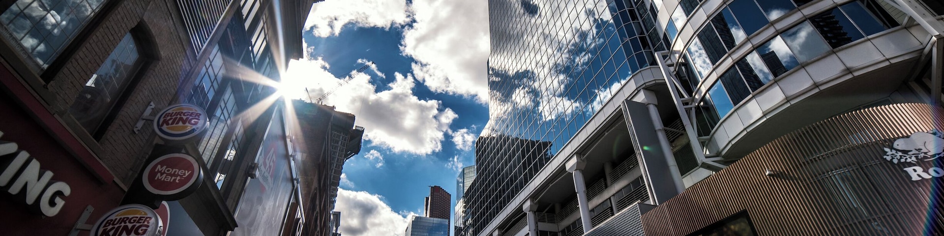 Longest street in Canada - Yonge street. Just outside big shopping centre called Eaton Centre. Lovely spot.