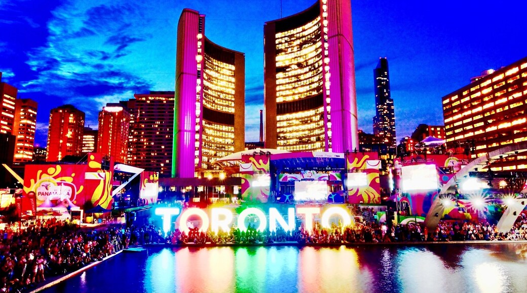 My hometown, one of the best living and most multicultural cities in the world!
The closing ceremony of Pan AM Game at Toronto City Hall, Canada.
#Canada #Ontario #Toronto #Hometown #TorontoCityHall #red #nightscape #cityhall #TroveOnTuesday #reflection #PanAMGame #cityscape #NorthAmerica #Reflections #BVSblue