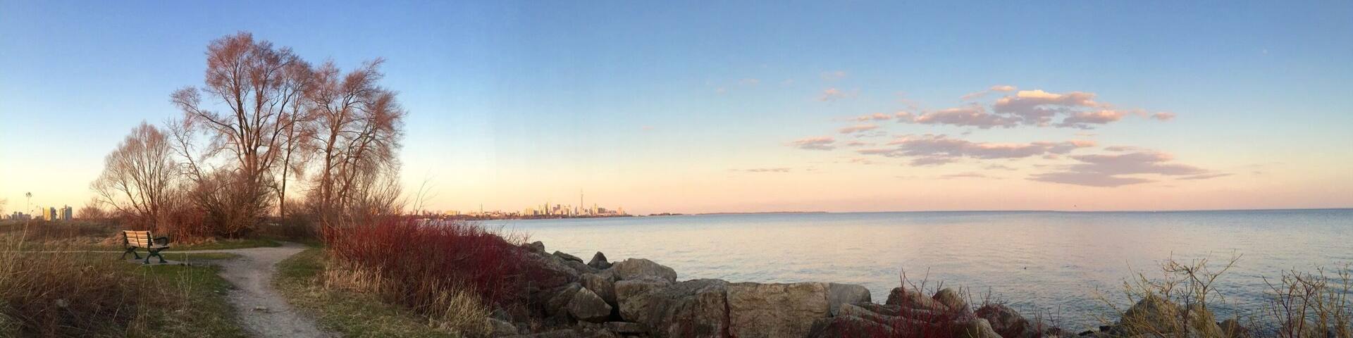 Humber bay shores park. Tranquility within the city