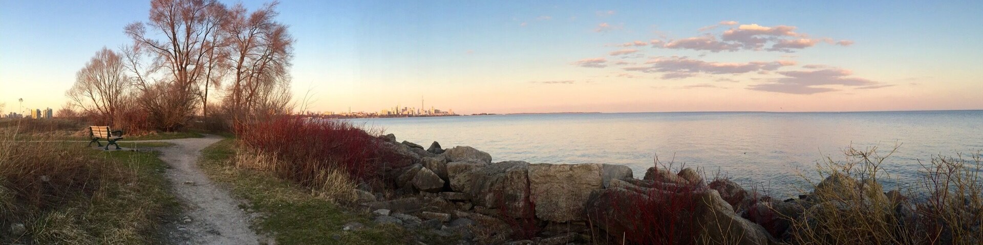 Humber bay shores park.   Tranquility within the city