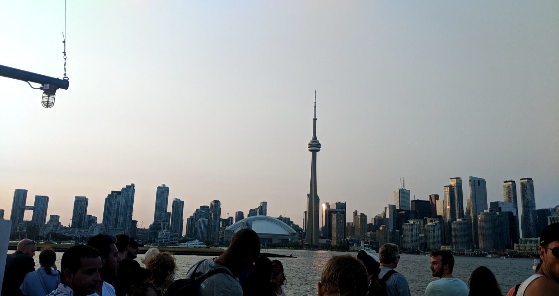 The perfect beach getaway with gorgeous views of the Toronto skyline. July 2018.