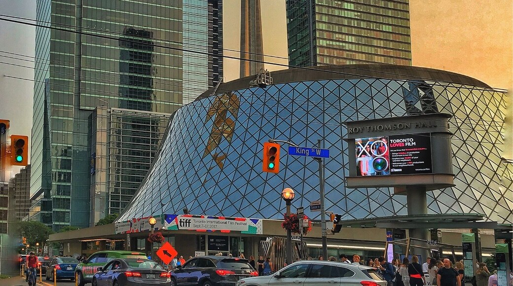 Roy Thompson Hall is a concert hall located in the entertainment district of Toronto, Canada and the epicentre of the 2017 Toronto International Film Festival.