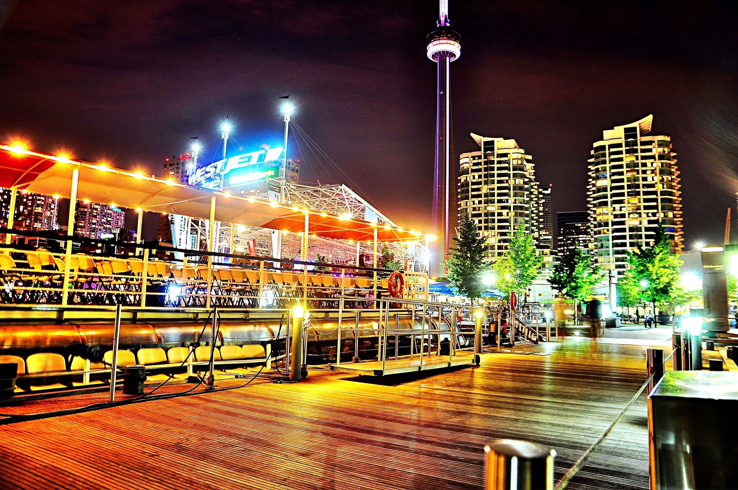 Mid Summer night at the local favourite spot - Harbourfront of Toronto, Canada.
#Canada #Toronto #Harbourfront #pier #night #CNTower #nightscape