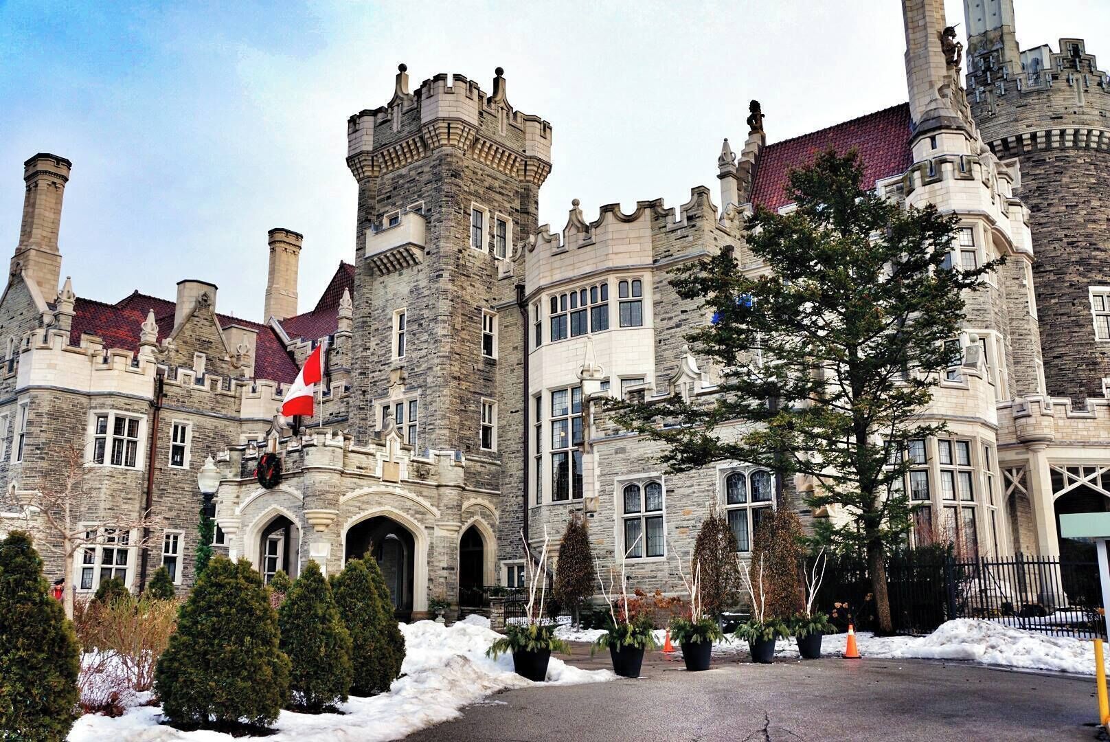 When in Toronto, visit a castle...seriously! Casa Loma is a castle located in the west side of Toronto. You can explore the outside as well as inside.

http://www.casaloma.org/