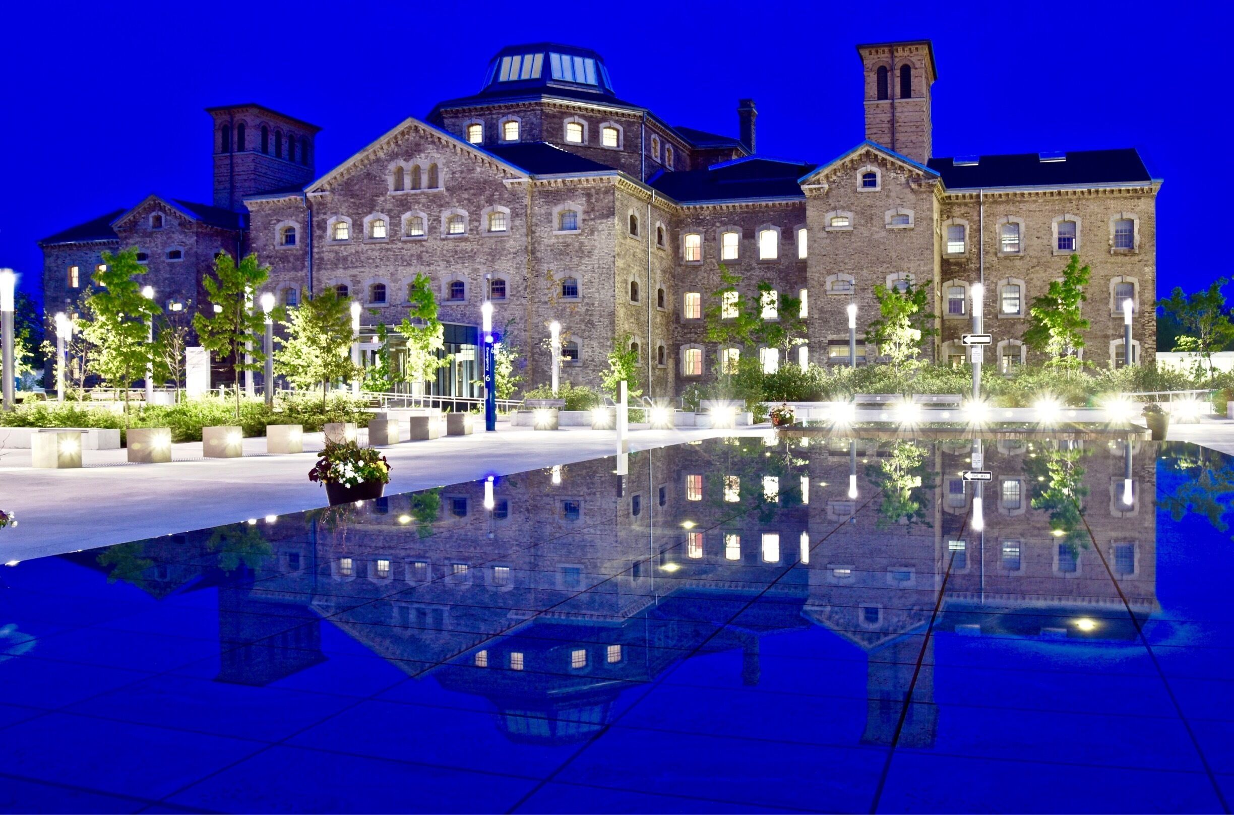 My hometown, one of the best living and most multicultural cities in the world! 
Once was Don Jail but now become an administration building of Riverdale Hospital. It only opens to public for one day each year with “Doors Open Toronto” program on May, worth to visit!
#Canada #Ontario #Toronto #Reflections #Hometown #jail #architecture #reflectingpool #LikeALocal #perspective