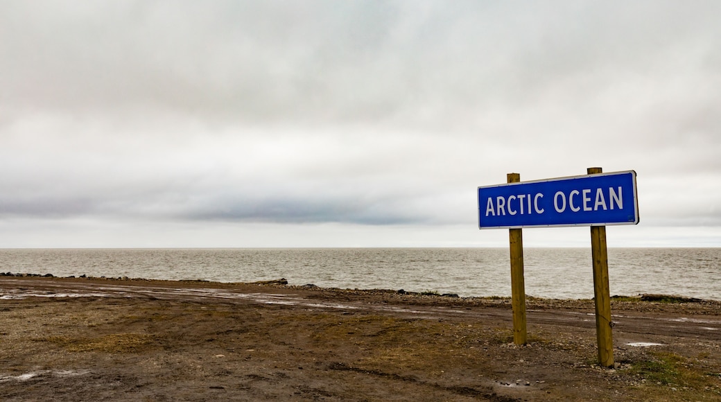 Arctic Ocean Beaufort Sea Tuktoyaktuk NWT Canada