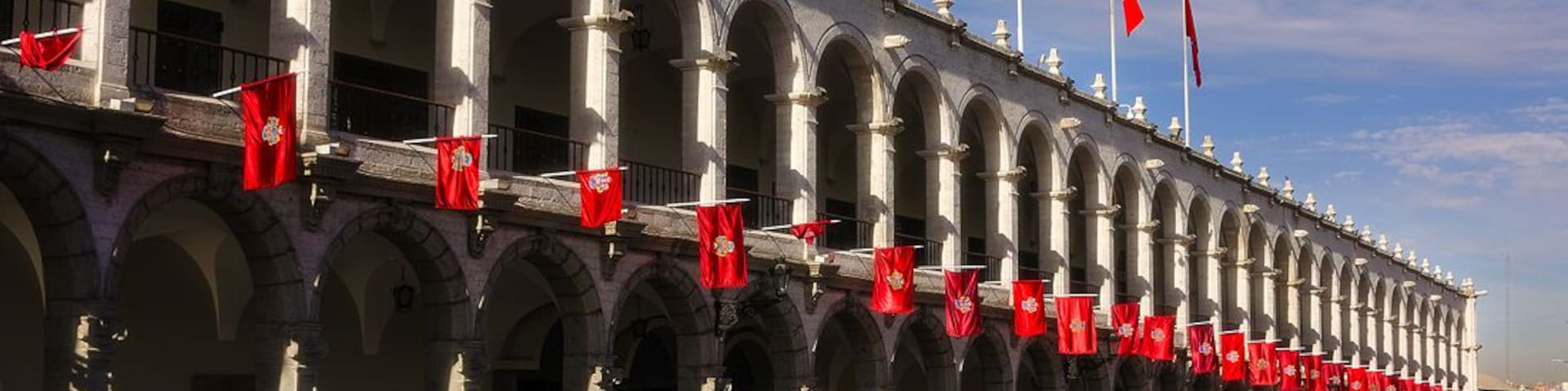 There's a ton of plaza de armas in south America. But the one in Arequipa, Peru is the most magnificent. It's built out of sillar, a white stone made out of volcanic material commonly found in the area. Most of the architecture found in the city is built with this, giving it the nickname La Ciudad Blanca or white city.