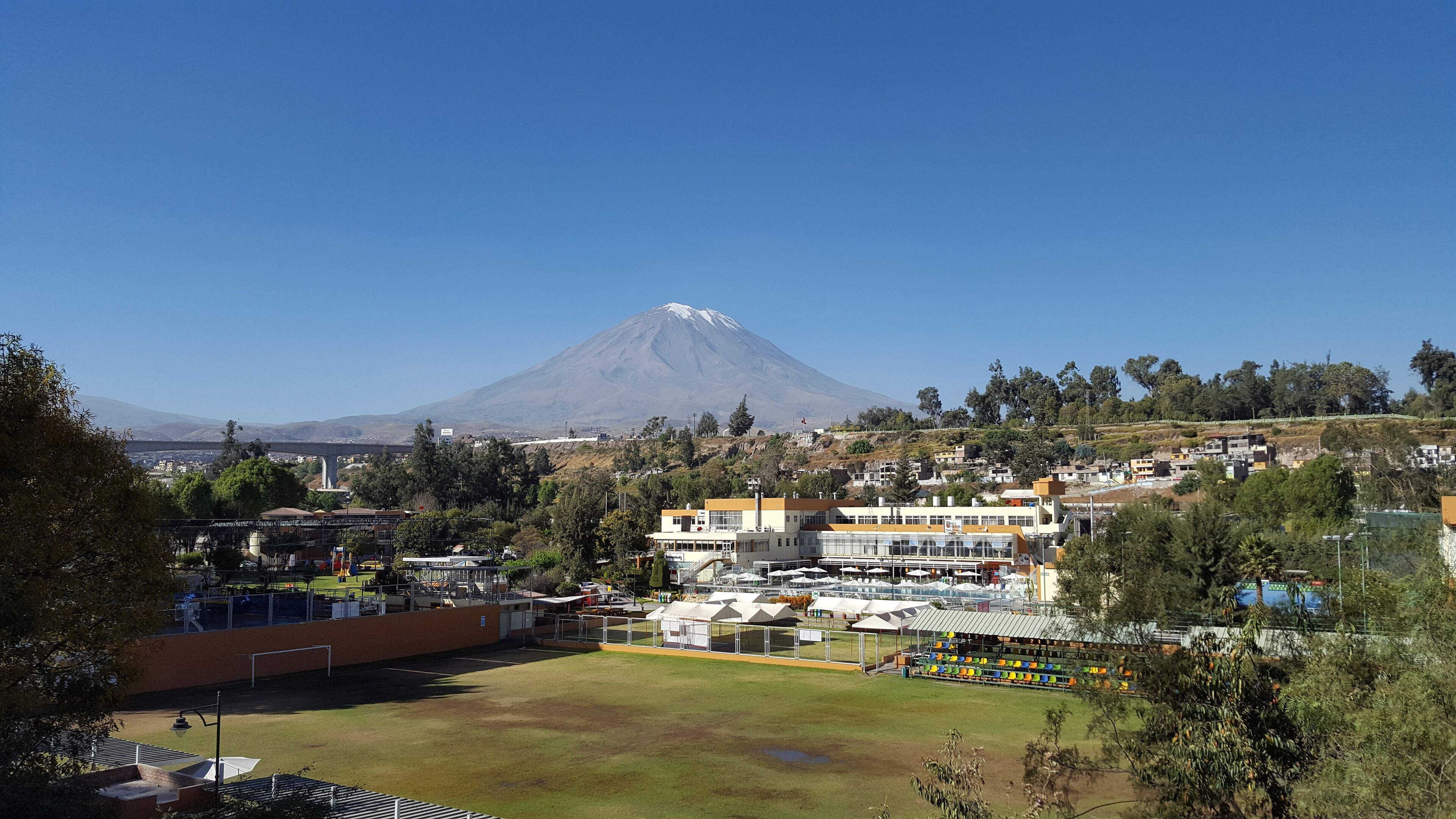 Can you find a grass roots footballing spot in a more quaint area?