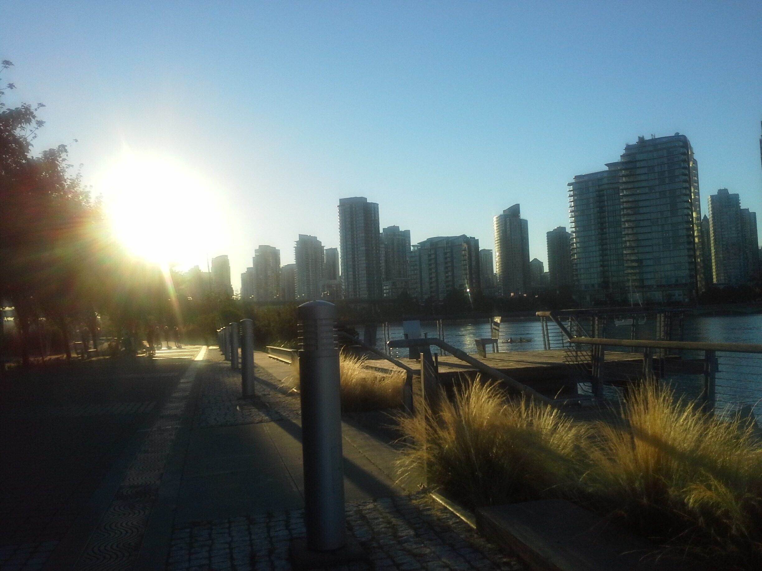 Overlooking False Creek and Downtown Vancouver. #autumn #vancouver #canada