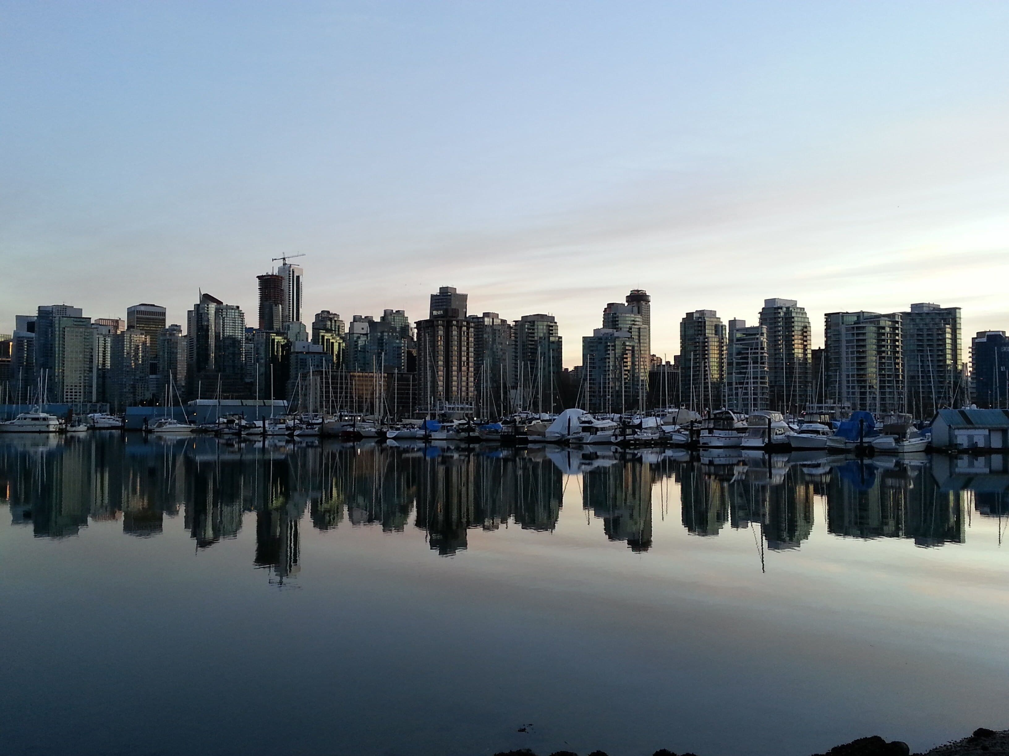 View from Stanley Park in Vancouver.