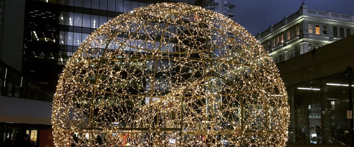 Lights near Nordstrom. Can be really crowded! #lovemytown