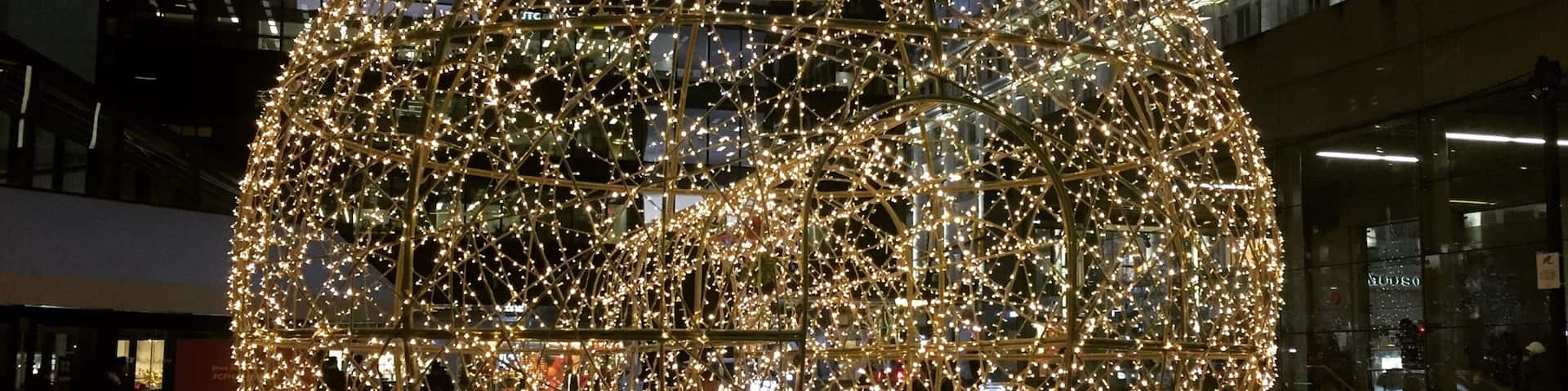 Lights near Nordstrom. Can be really crowded! #lovemytown