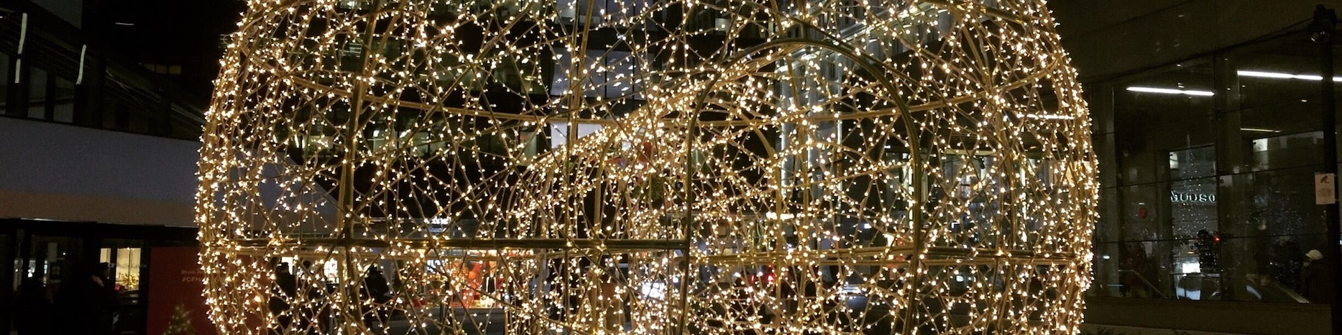 Lights near Nordstrom. Can be really crowded! #lovemytown