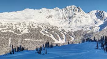 Seventh Heaven on Blackcomb Mountain view from Whistler in Winter