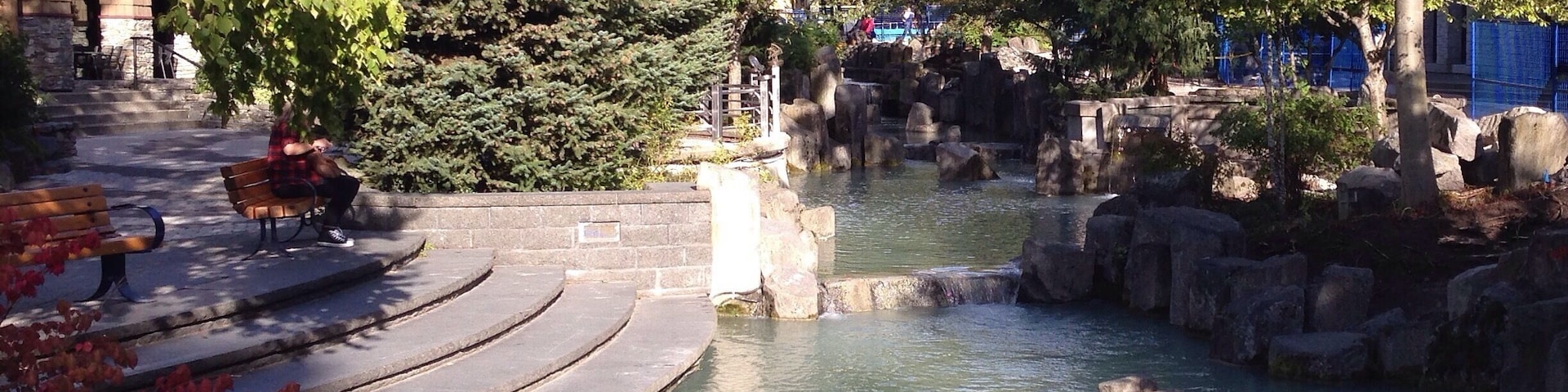 Beautiful grounds at Whistler Village