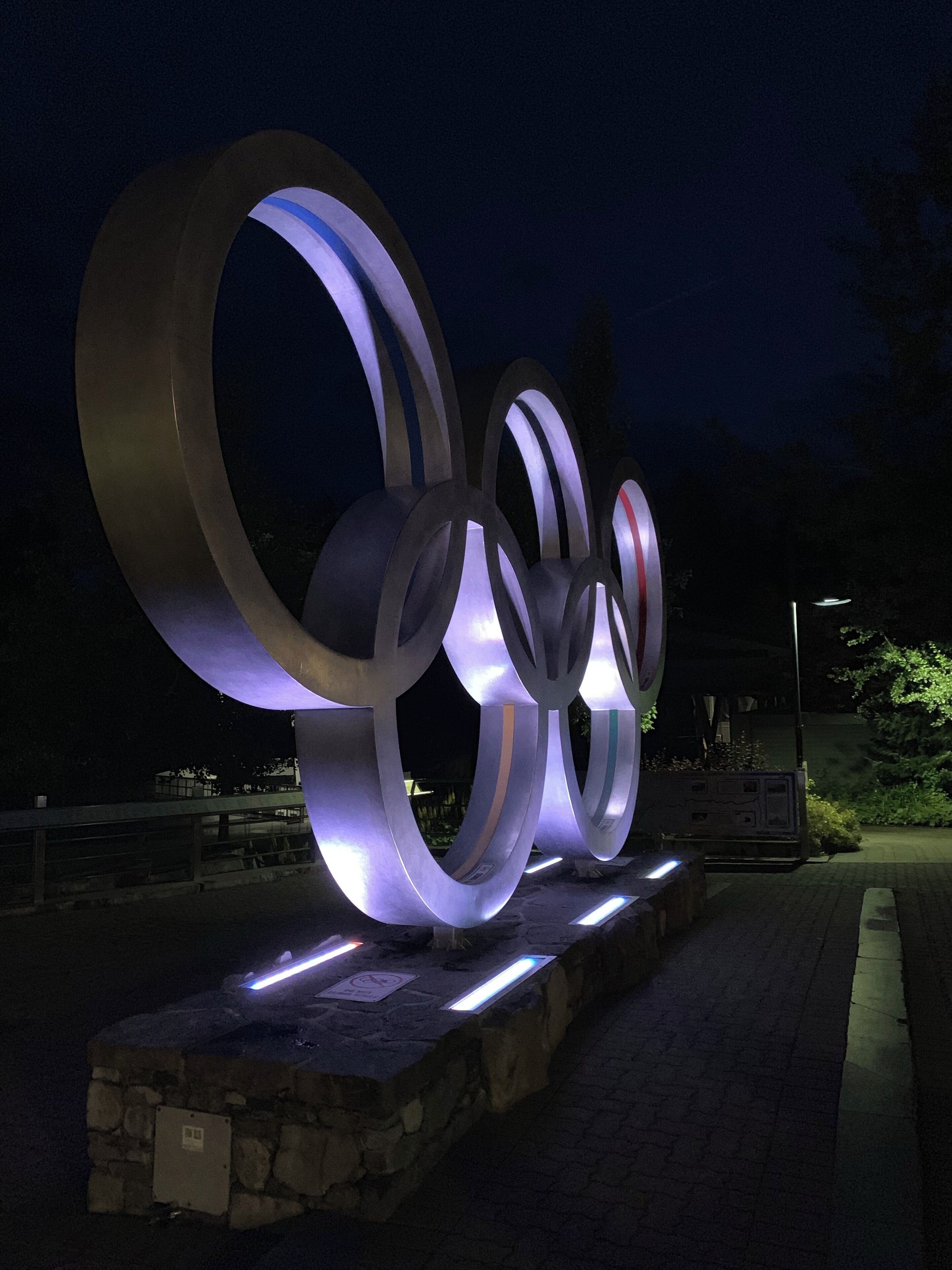 Evening walk out to see the rings