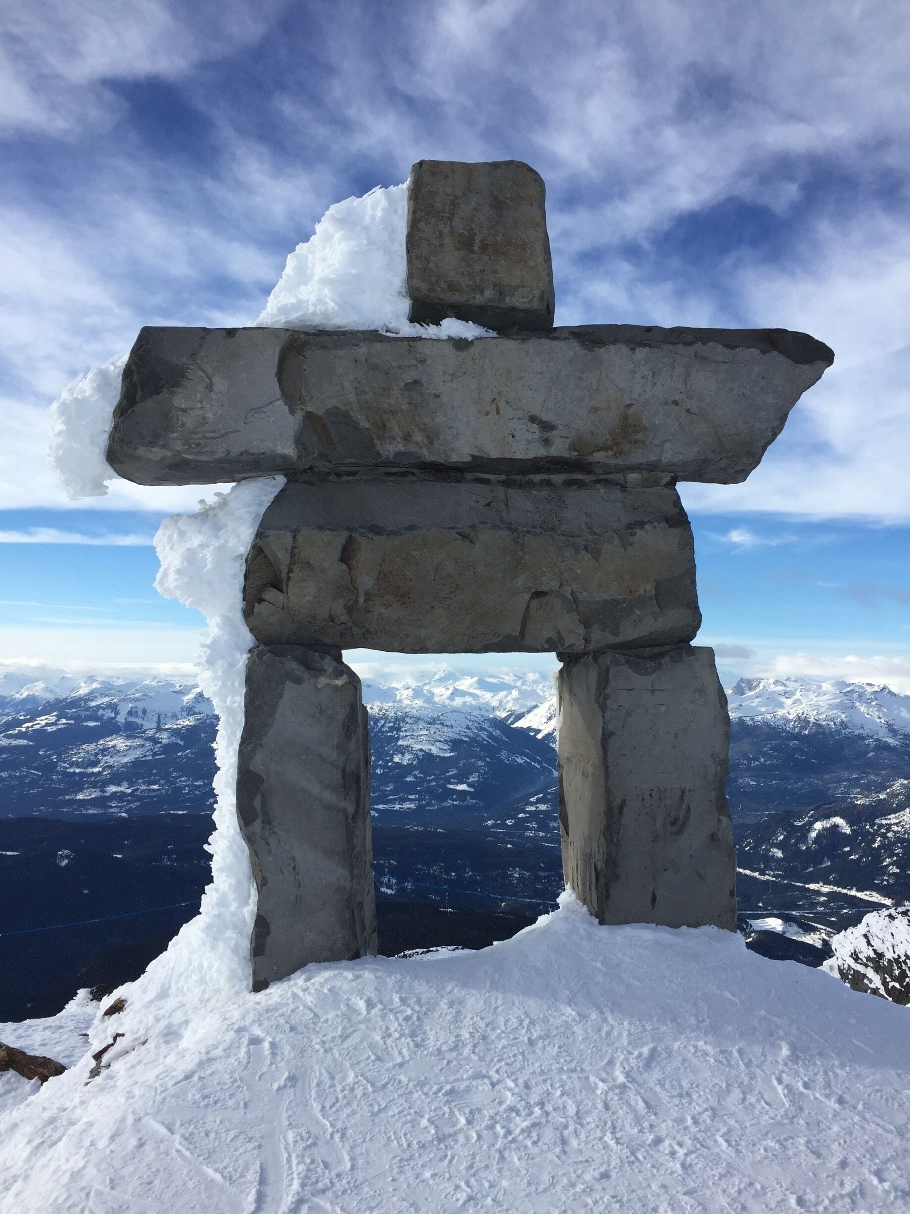 The peak at Whistler! #lifeatexpedia #winterwonders