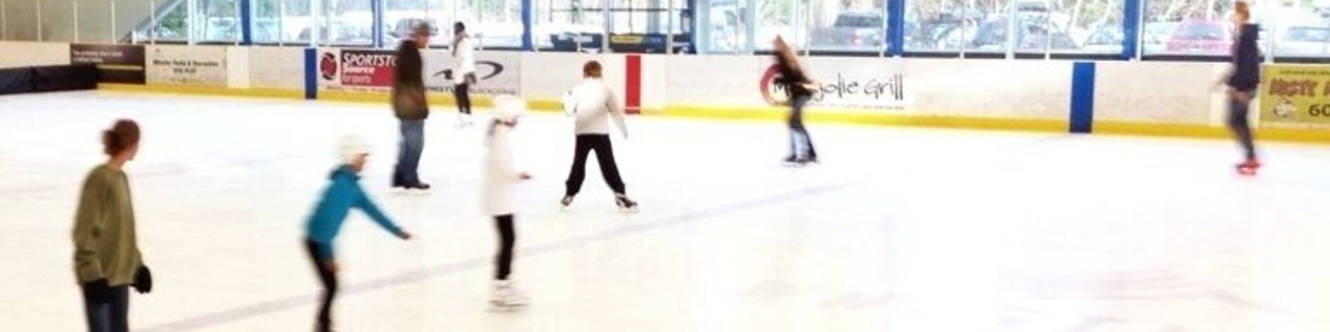 Crappy weather in Whistler? Strap on some skates and hit the indoor ice. For $8 you get full access to the sports center's ice rink, fitness center, swimming pools (kiddie pool and lap pool), hot tub and sauna. Open skate is from 12-3pm most every day and 6:40-8pm select evenings. Skate rental is only $4.50, so don't let that stop you either!