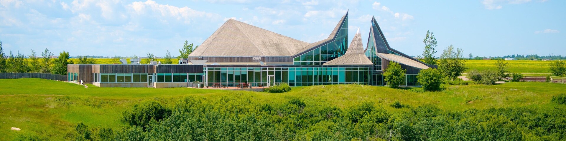 Saskatoon featuring heritage architecture and a garden