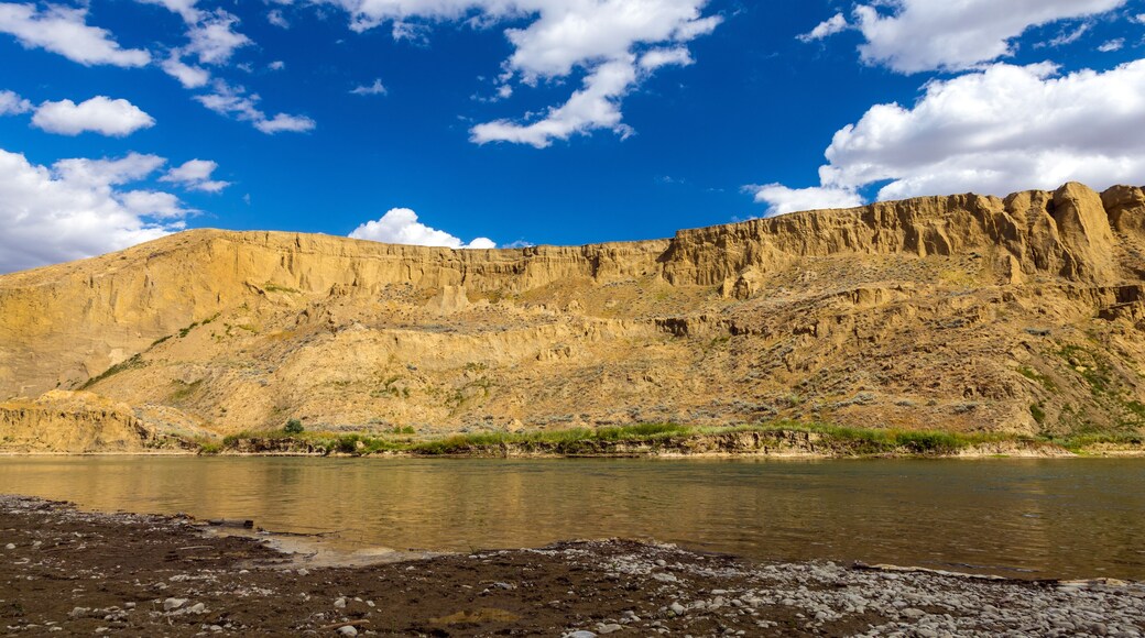 Cliffs on the bank of a river
