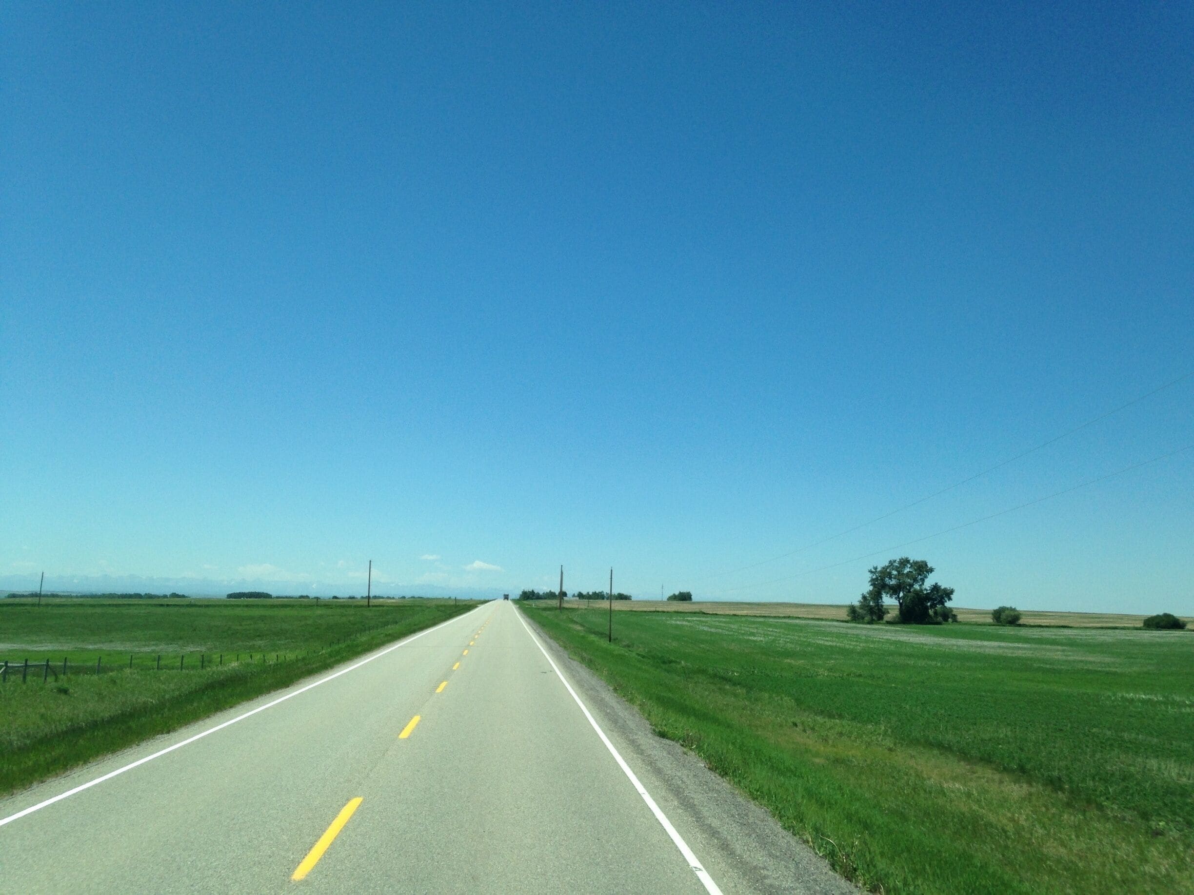 On our way to Okotoks Alberta -- love the openess. (June 2015)