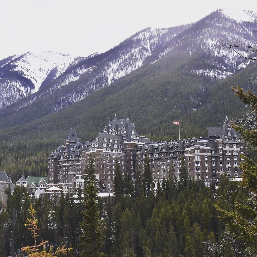 Banff Spring Hotel in the Rocky Mountains of Alberta Canada.
#Green