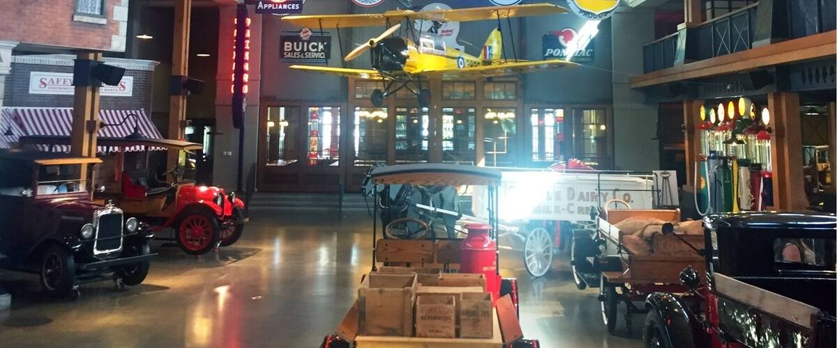 Gasoline Alley Museum, part of the fascinating Heritage Park in Calgary. A collection of old pumps, many of which are like works of art. There are also a number of vintage vehicles.