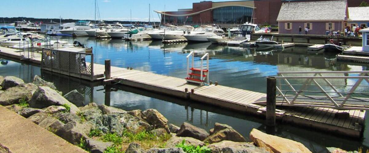 A view of the Convention Center in Charlottetown.