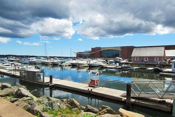 A view of the Convention Center in Charlottetown.